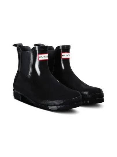 Original Gloss Chelsea Rain Boots Black - HUNTER - BALAAN 2