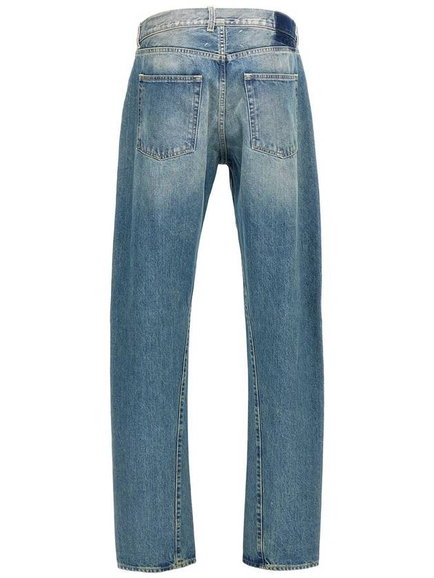 Turn-Up Hem Jeans Blue - MAISON MARGIELA - BALAAN 3