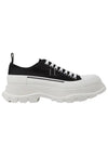 Tread Slick Low Top Sneakers Black White - ALEXANDER MCQUEEN - BALAAN 2