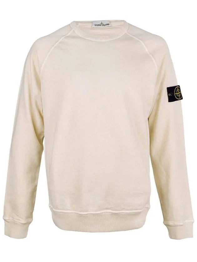 Waffe Washed Raglan Sweatshirt Beige - STONE ISLAND - BALAAN 2