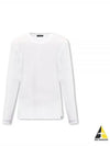 Crew Neck Cotton Modal Long Sleeve T-Shirt White - TOM FORD - BALAAN 2