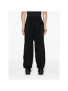 Zipper Detail Nylon Track Pants Black - BOTTEGA VENETA - BALAAN 5