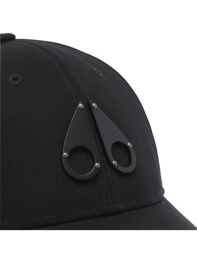 Metal Logo Icon Ball Cap Black - MOOSE KNUCKLES - BALAAN 3