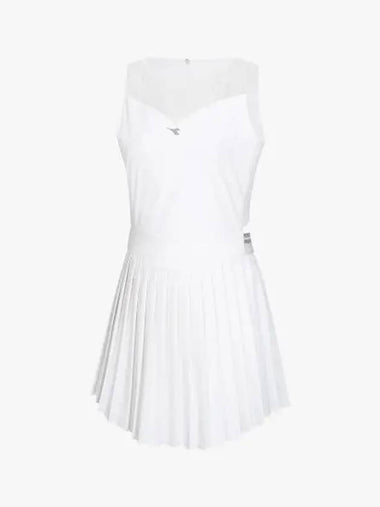 Diadora Crosscoat Pleated Dress IVORY - DIADORA - BALAAN 1