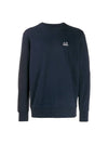 Men's Embroidered Logo Sweatshirt Navy - CP COMPANY - BALAAN 1