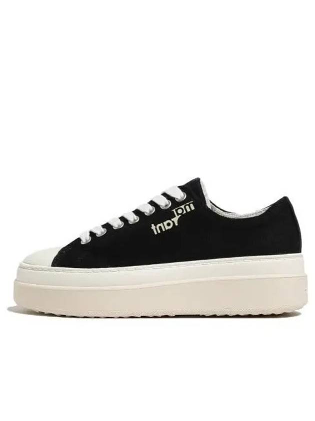 Austin Logo Print Platform Low Top Sneakers Black - ISABEL MARANT - BALAAN 2