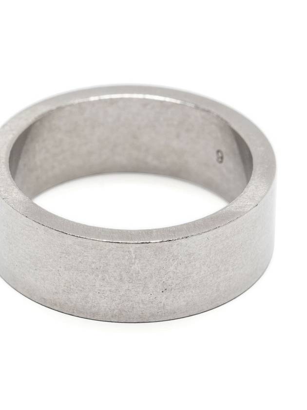 Engraved Logo Ring Silver - MAISON MARGIELA - BALAAN 3