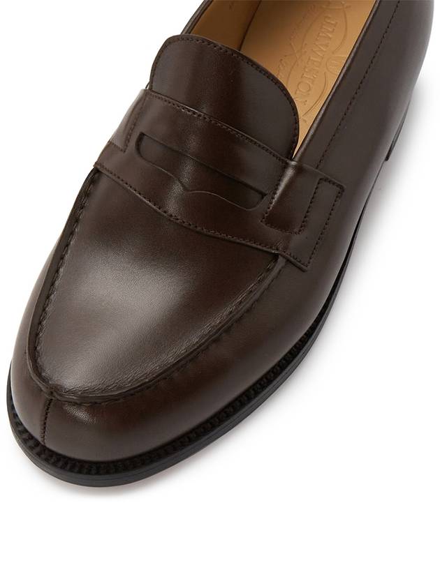 Leather Loafer Chocolate - J.M. WESTON - BALAAN 8