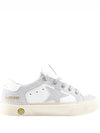 Kids Silver Star Low Top Sneakers White Grey - GOLDEN GOOSE - BALAAN 1