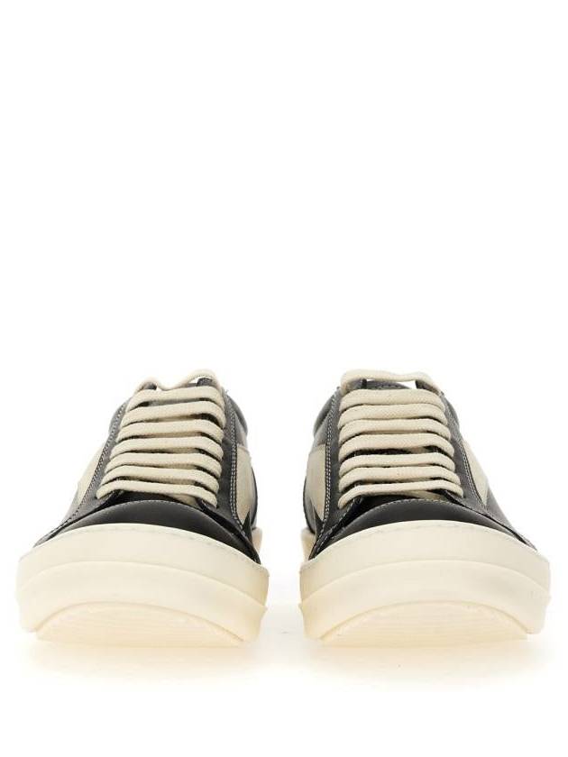 Rick Owens Leather Sneaker - RICK OWENS - BALAAN 4