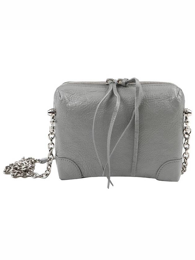 Classic Reporter Chain Cross Bag Grey - BALENCIAGA - BALAAN 3