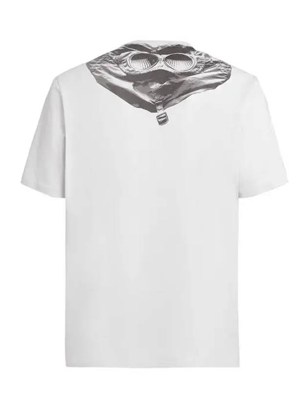 30/1 Jersey Goggle Short Sleeve T-Shirt White - CP COMPANY - BALAAN 4