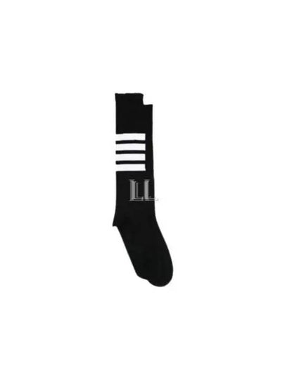 4 Bar Stripe Socks Black - THOM BROWNE - BALAAN 2