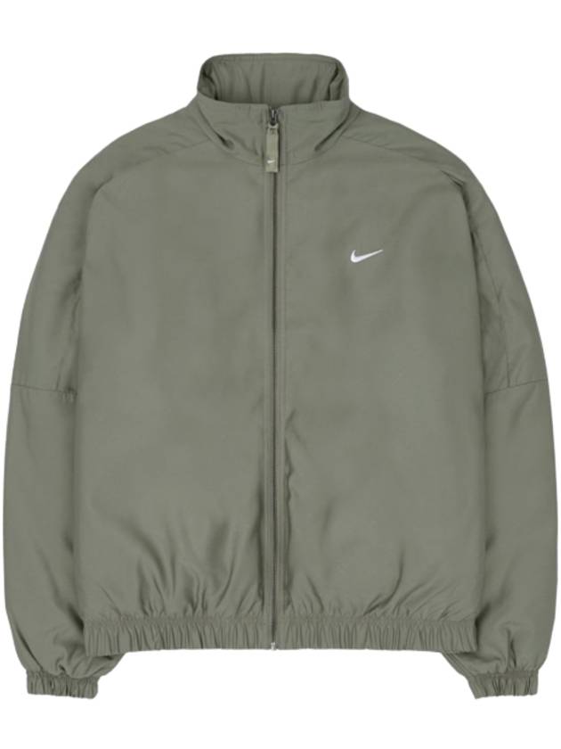 Sportswear NRG Solo Swoosh Satin Bomber Jacket Light Army - NIKE - BALAAN 1