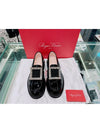 Viv Rangers Strass Buckle Loafers Black - ROGER VIVIER - BALAAN.