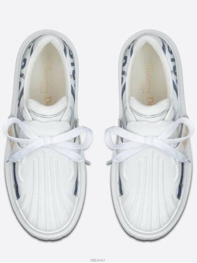 ID Technical Fabric Sneakers White French Blue - DIOR - BALAAN 5