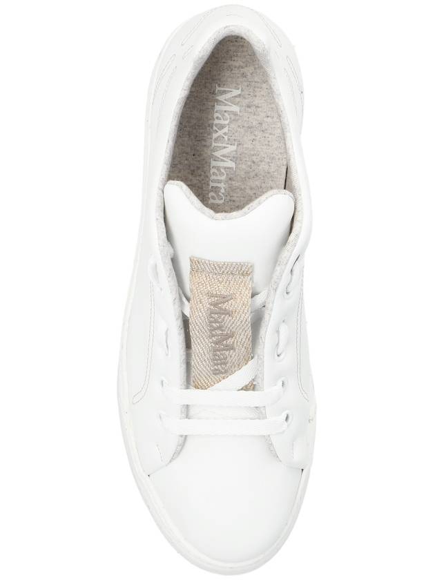 Max Mara Sneakers With Logo, Women's, White - MAX MARA - BALAAN 6