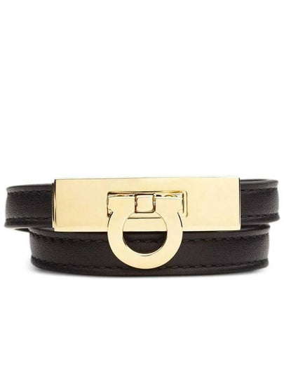 24FW bracelet 760768 0776167 BLACK ORO 17 - SALVATORE FERRAGAMO - BALAAN 2