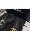 Big logo flip flop women's gold sandals - CHANEL - BALAAN 9