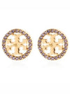 Miller Crystal Stud Earrings Gold - TORY BURCH - BALAAN 2