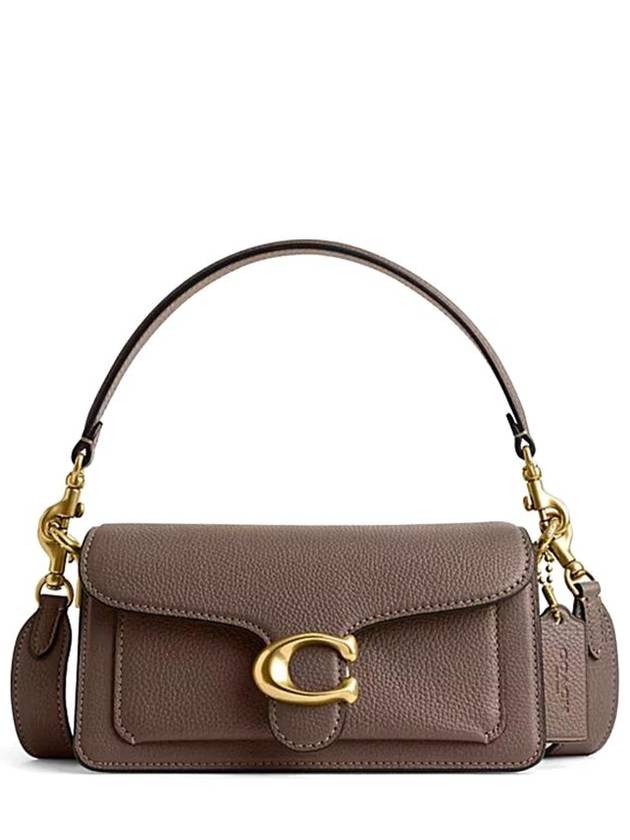 Tabby Logo Plaque Shoulder Bag Dark Stone - COACH - BALAAN 2