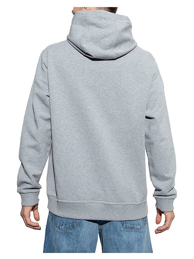 Location Cotton Hoodie Grey - BURBERRY - BALAAN 4