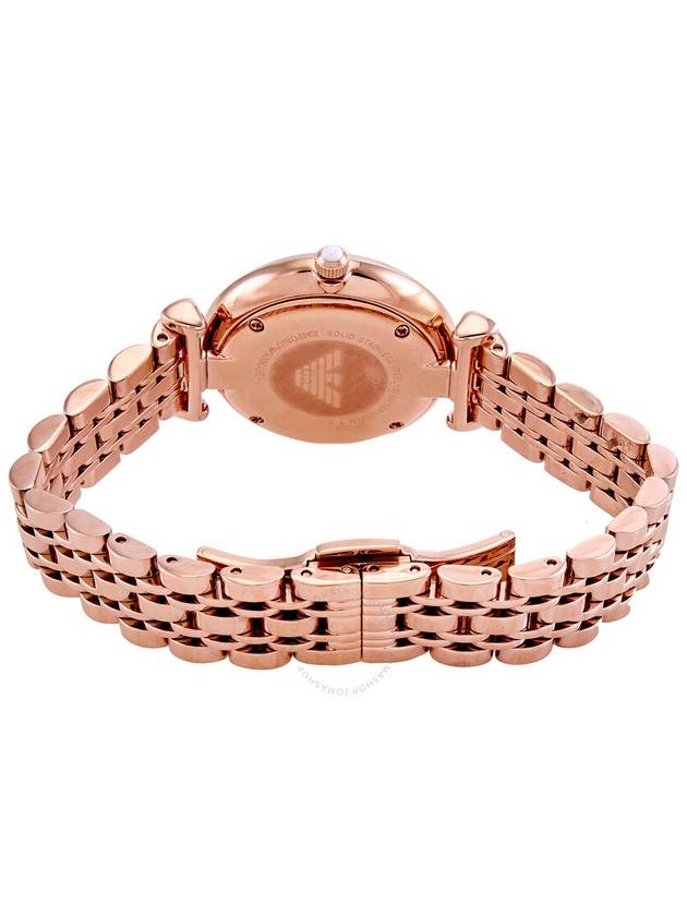 Women's Gianni Metal Watch Rose Gold - EMPORIO ARMANI - BALAAN 4