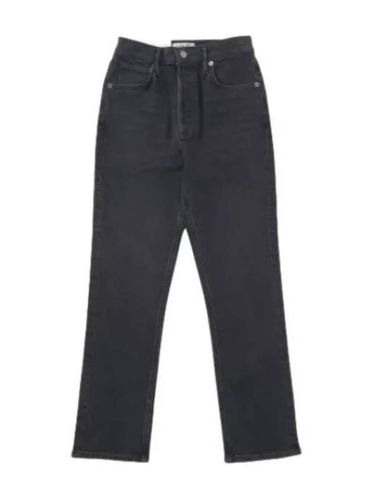 A Goldie Riley Straight Denim Pants Black Jeans - AGOLDE - BALAAN 1