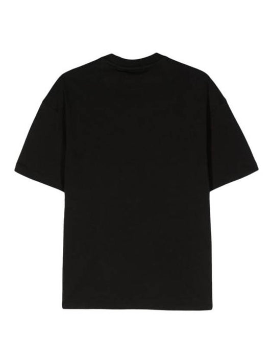 Logo Cotton Short Sleeve T-Shirt Black - CALVIN KLEIN - BALAAN 1