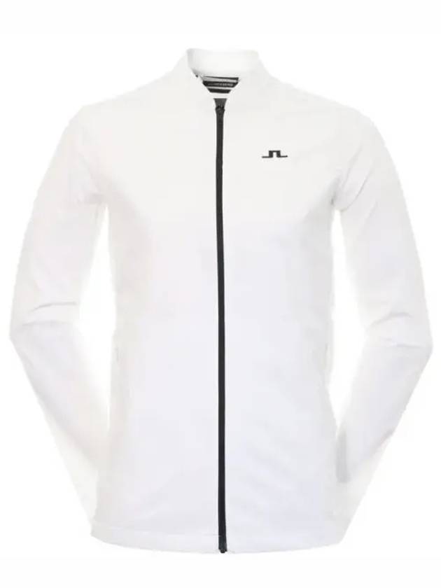 Men's Jeff Hybrid Zip-Up Jacket White - J.LINDEBERG - BALAAN 2