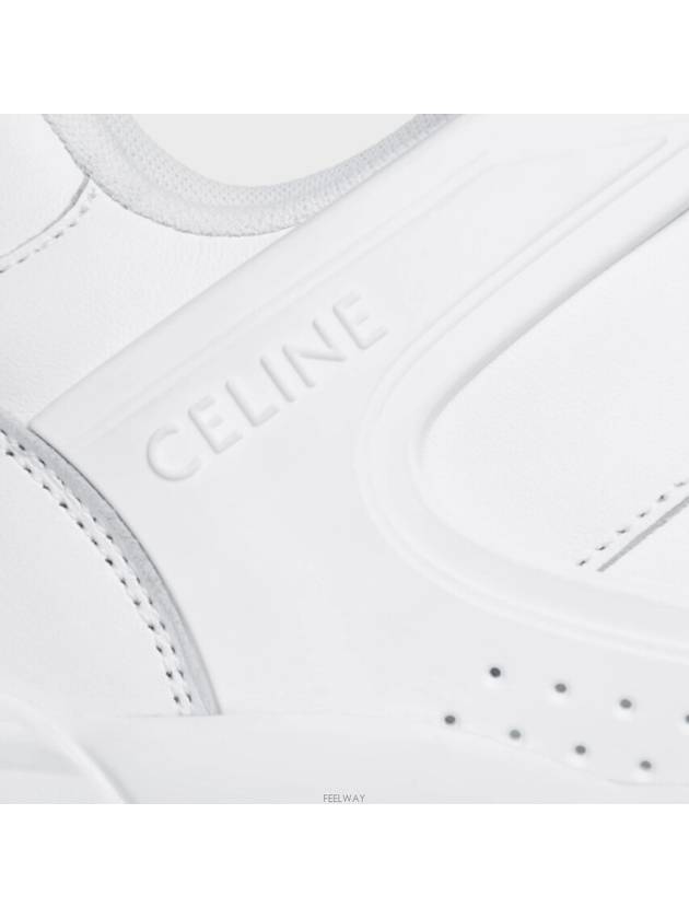 CT 07 Calfskin Low Top Sneakers White - CELINE - BALAAN 4