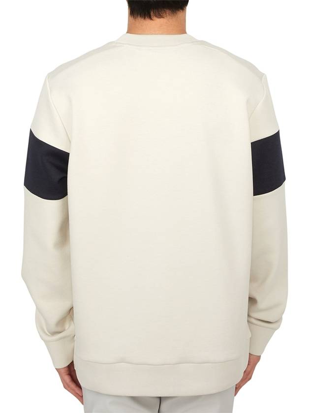 Men's Kameron Crew Neck Sweater Moonbeam - J.LINDEBERG - BALAAN 4