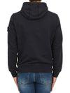 Signature Logo Patch Hoodie Navy - STONE ISLAND - BALAAN 5