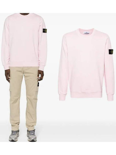 Wappen Patch Garment Dyed Sweatshirt Pink - STONE ISLAND - BALAAN 2