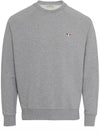 Tricolor Fox Patch Sweatshirt Gray Melange - MAISON KITSUNE - BALAAN 3