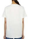 Logo Cotton Short Sleeve T-Shirt White - MAX MARA - BALAAN 5
