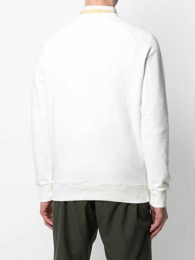 Grey Fox Head Patch Classic Sweatshirt White - MAISON KITSUNE - BALAAN 4