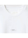 Logo Cotton Short Sleeved T-Shirt White - GIVENCHY - BALAAN 4