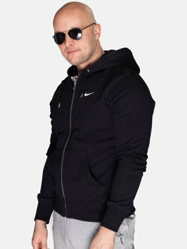 01CZ4148010Swoosh hood zip jacketblack - NIKE - BALAAN 1