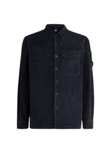 CP Company Long Sleeve Shirt 15CMSH289A006410O999 Black - CP COMPANY - BALAAN 1