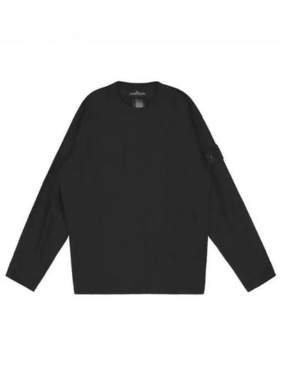 Wappen Patch Crew Neck Knit Top Grey - STONE ISLAND - BALAAN 2