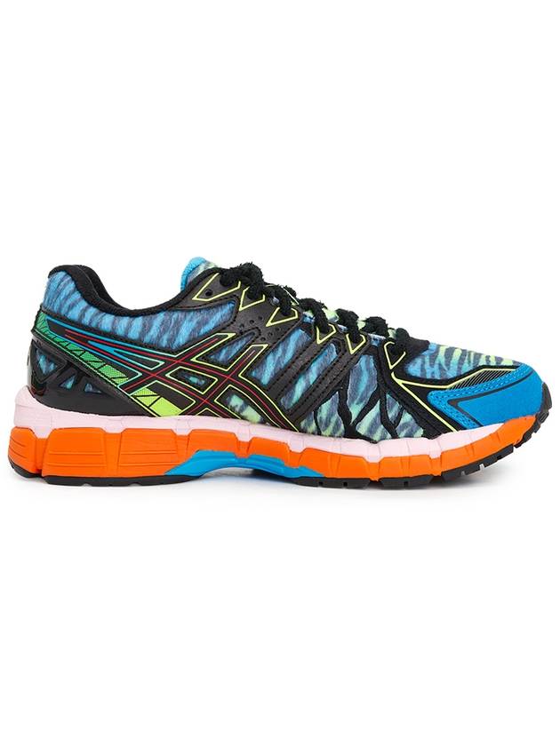 Gel Kayano 20 Low Top Sneakers Black Digital Aqua - ASICS - BALAAN 5