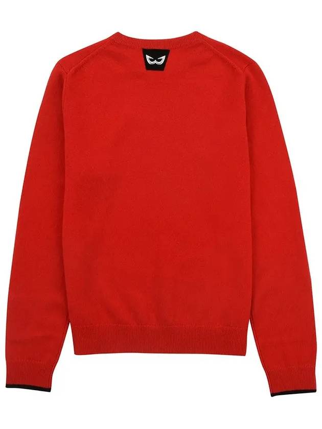 Golf Wear Cashmere Sweater WB21FAWN01RD Red - WHITEBALL - BALAAN 6