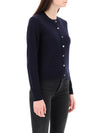 Marine Wool Cardigan Navy - A.P.C. - BALAAN 4