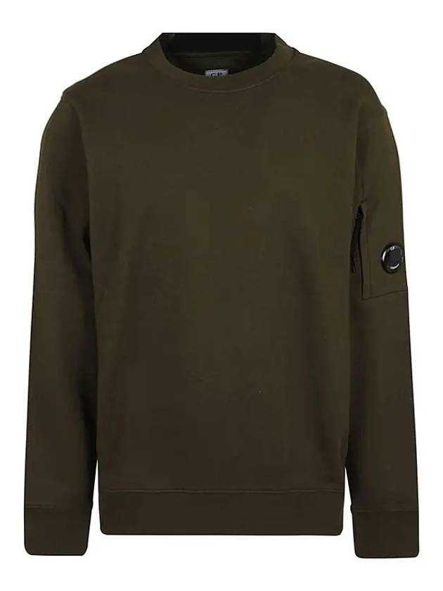 Diagonal Raised Fleece Lens Sweatshirt Ivy Green - CP COMPANY - BALAAN 2