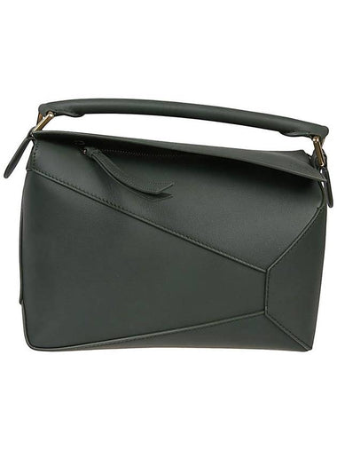 Classic Calfskin Small Puzzle Tote Bag Green - LOEWE - BALAAN 1