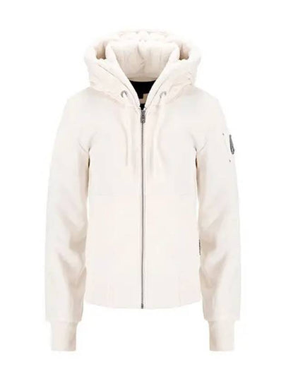 Classic Bunny Zip Up Hoodie White - MOOSE KNUCKLES - BALAAN 2