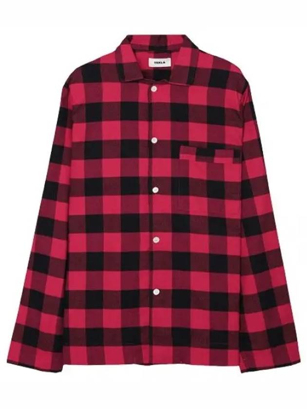 flannel pajama shirt - TEKLA - BALAAN 1