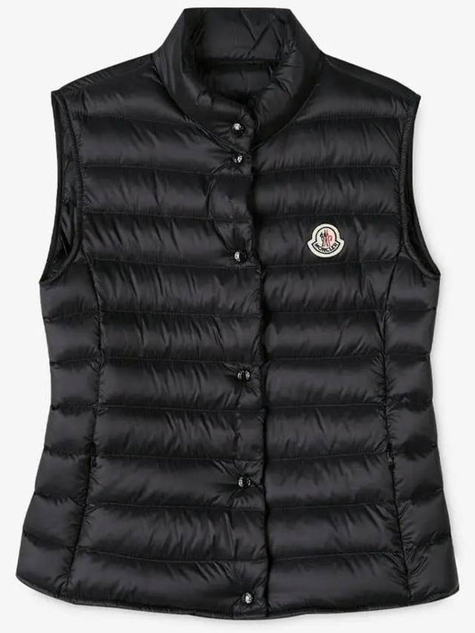 Women's logo patch black padded vest 1A10200 53048 999 - MONCLER - BALAAN 2