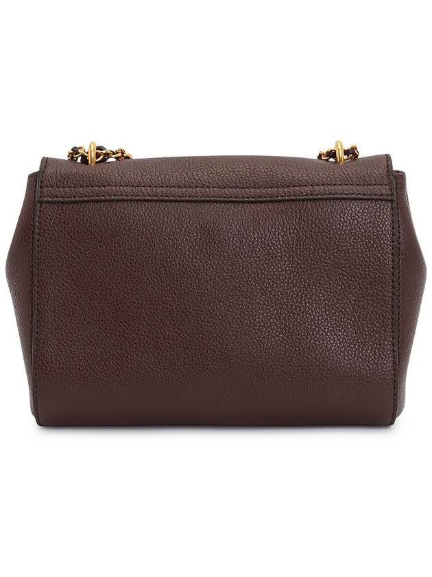 Lily Small Grain Cross Bag Brown - MULBERRY - BALAAN 5